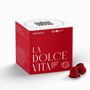 Capsule miscela di caffè La Dolce Vita blend specialty 100% Arabica aromatico