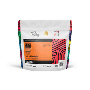 Caffè Specialty Colombia Guayabos Lavato con note di agrumi e frutta a polpa gialla dalla coltivazione sostenibile nel Tolima