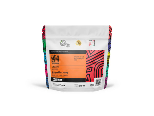 Caffè Specialty Colombia Guayabos Lavato con note di agrumi e frutta a polpa gialla dalla coltivazione sostenibile nel Tolima
