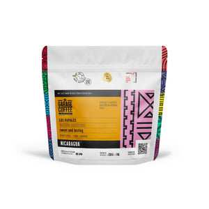 Caffè Specialty Nicaragua Los Papales Lavato Anaerobico from Jinotega with tropical fruit and brown sugar notes