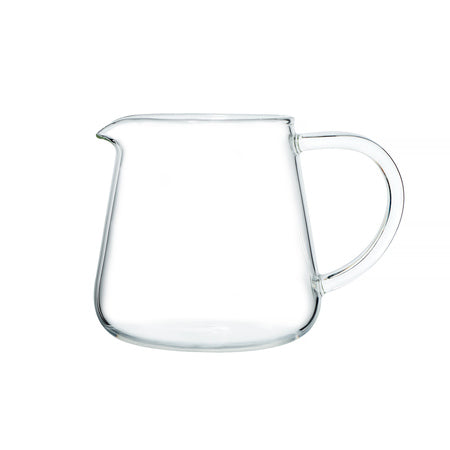 Loveceramics Belly 500ml glass server with rounded body and spout for pour over coffee