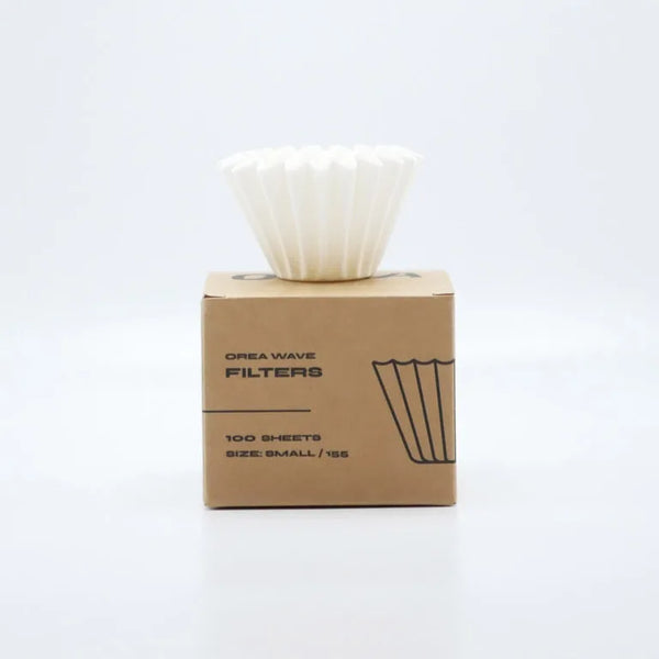 Orea 01 - Filtri WAVE nella confezione con 100 filtri per caffè artigianale e specialty coffee - Garage Coffee Bros.