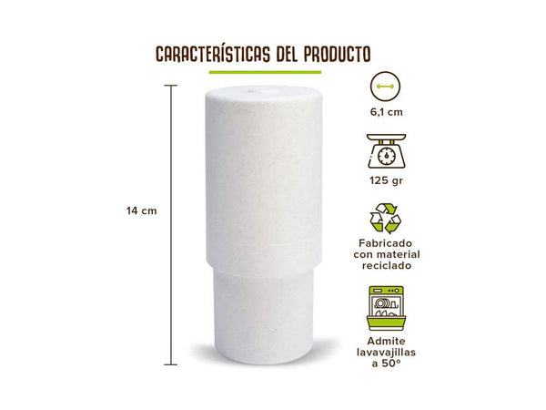 Manual aluminum capsule recycler for Nespresso compatible coffee pods with a minimalist design