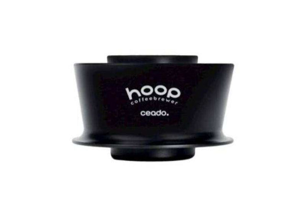Hoop radial infusion coffee brewer by Ceado with Outer Loop and Flow Tower for automated extraction using paper filter