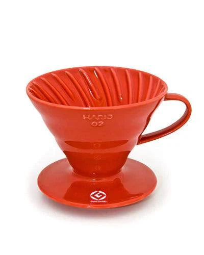Hario V60-02 Ceramica - dettaglio scanalature interne per estrazione caffè ottimale