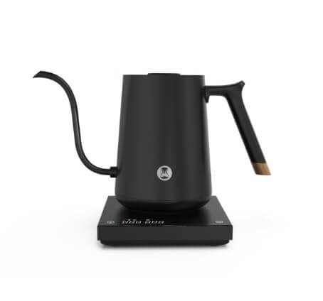 Kettle FISH Smart Timemore 800ml - bollitore elettrico nero con collo di cigno e controllo temperatura LCD